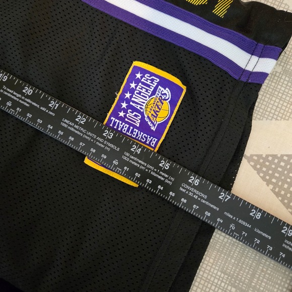 NBA LA Lakers Lebron James‎ #23 Jersey Mens Small Black Purple Gold Basketball - Picture 5 of 12